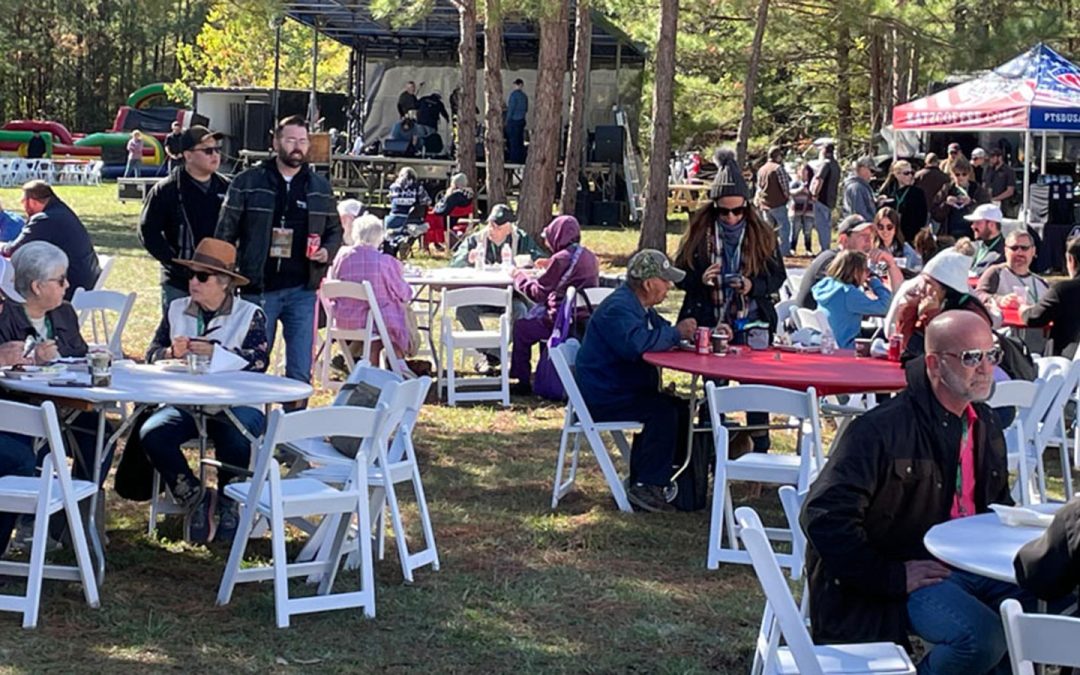 The U.S. Marine Corps Birthday and Veterans Day were celebrated at the patriotic Michael Berry Pasture Party on November 12