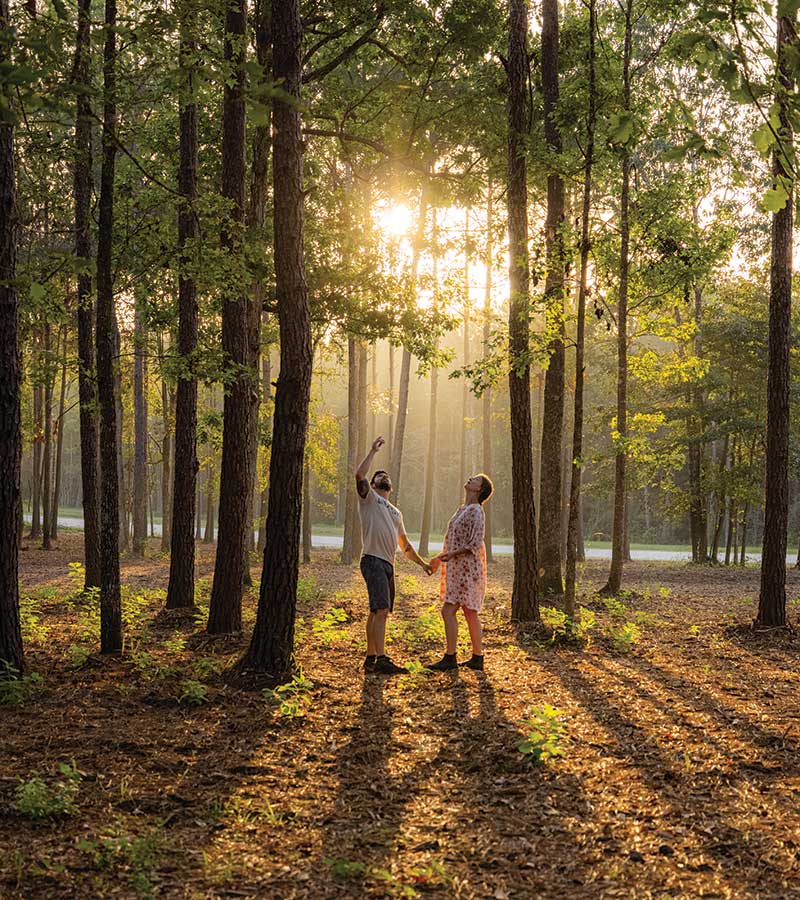 Building on land in Texas